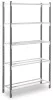 Többcélú, csavarmentes polcrendszer, csavarmentes polcrendszer, 6 tömör lapos polc, alsó rész, polcterhelés 125 kg, széxméxma 1000x500x2250 mm, támaszok ral 7024 grafitszürke, polcok ral 7035 világosszürke