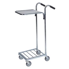   Mini szállítókocsi, széxméxma 660x385x1090 mm, 1 polc, horganyzott, teherbírás 35 kg, 4 forgókerék