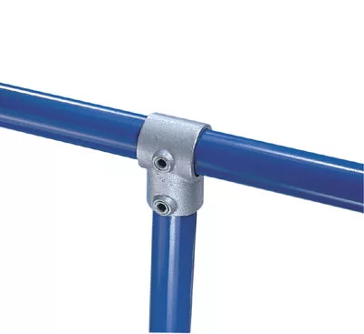 90 fokos sarokcsatlakozó, 1 kimenet, 1 átjáró, e méret, csőátmérő. külső 60,3 mm, 2