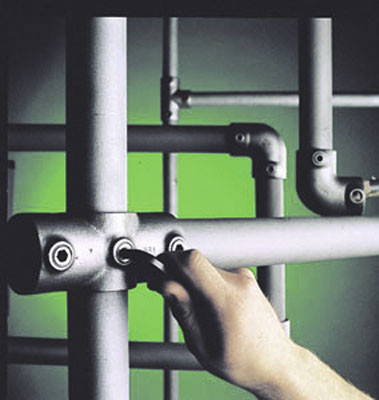 Egyenes csatlakozó 2 csőhöz, b méret, csőátmérő. külső 33,7 mm, 1