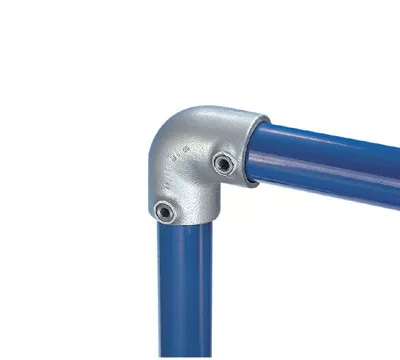 90 fokos könyökcsatlakozó, a méret, cső külső átmérője 26,9 mm, 3/4"