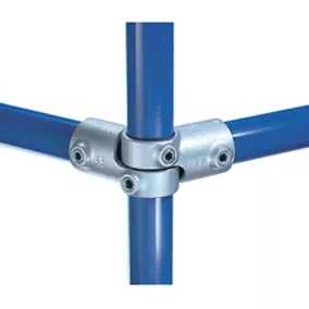   Keresztösszekötő, 1 átmenő, 2 kimenő, 90-180 fokban elforgatható, a méret, csőátmérő. 26,9 mm, 3/4"