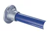 Fali perem rögzítőfuratokkal, b méret, csőátmérő. külső 33,7 mm, 1