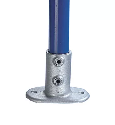 Rögzítőfuratokkal ellátott horgonytalap, a méret, csőátmérő. külső 26,9 mm, 3/4