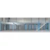 Raktárgaléria, bővítőállás 2 tartóval és 3 főgerendával, teherbírás 350 kg/m², széxméxma 4000x4000x2500 mm