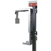 Pc-tartó asztal alá szereléshez, állítható, belső szélesség 78-220 mm, belső magasság 307-531 mm, ezüstszürke