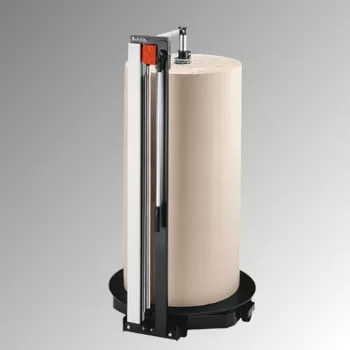 Vágóállvány, vízszintes, max. tekercs átmérője 800 mm, kimeneti magasság és tekercstengely állítható, vágási szélesség 1600 mm, szélesség x mélység x magasság 1970x850x1165 mm