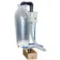   Chip csomagolóanyag szívó, mobil, 1,2 kw-os motor, fogantyús szívófej, 2,5 m hosszú tömlő, széxméxma 600x800x1900 mm