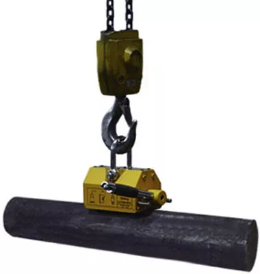 Állandó emelőmágnes, teherbírás sík anyagokhoz max. 100 kg, kerek anyagok teherbírása max. 45 kg