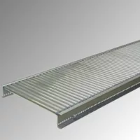 Kis görgős szállítószalag horganyzott acél görgőkkel