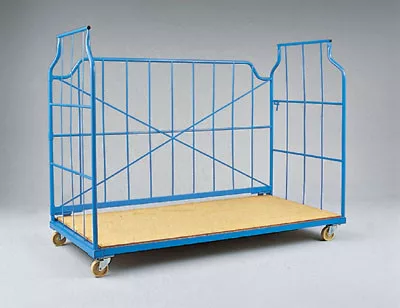 Korlátos kocsi, hxszxm 2000x1150x1850 mm, teherbírás 800 kg