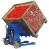 Konténerbillentő, teherbírás 500 kg, lábpumpával