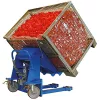 Konténerbillentő, teherbírás 500 kg, lábpumpával
