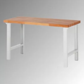   Moduláris munkapad, 40 mm-es bükkfa asztallap, széxméxma 1500x700x840 mm, ral 7035