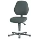 Forgószék műhelybe, laboratóriumba, antracit színű szövetfelület, csúszótalpak, ülésmagasság 470-610 mm