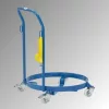 Hordókocsi 200 literes hordókhoz, nyitott, tolófogantyúval, teherbírás 250 kg, ral 5007 ragyogó kék