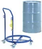 Hordókocsi 200 literes hordókhoz, nyitott, tolófogantyúval, teherbírás 250 kg, ral 5007 ragyogó kék