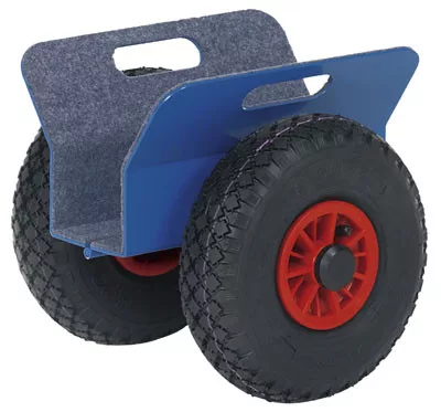 Táblamozgató szorítópofákkal, filcbevonatú szorítófelületekkel, penge szélessége 30-95 mm, teherbírás 250 kg, tömörgumi kerekek, ral 5007 ragyogó kék