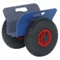   Táblamozgató szorítópofákkal, filcbevonatú szorítófelületekkel, penge szélessége 30-95 mm, teherbírás 250 kg, tömörgumi kerekek, ral 5007 ragyogó kék