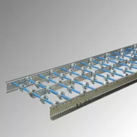 Könnyű görgős szállítószalag acélgörgőkkel