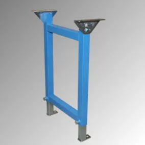   Forgócsuklós tartó, 400 mm-es vágányszélességhez, 330-395 mm között állítható magasságú, nagy teherbírású görgős szállítópályákhoz alkalmas