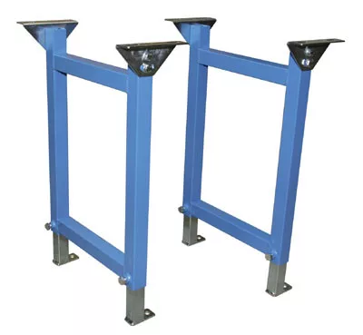 Forgócsuklós tartó, 400 mm-es vágányszélességhez, 330-395 mm között állítható magasságú, nagy teherbírású görgős szállítópályákhoz alkalmas