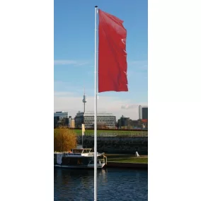   Kúpos zászlórúd emelőszerkezettel, átmérő. és/vagy 100/60 mm, padló feletti magasság 6 m, padlókonzollal együtt