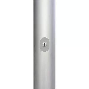 Kúpos zászlórúd emelőszerkezettel, átmérő. és/vagy 100/60 mm, padló feletti magasság 6 m, padlókonzollal együtt