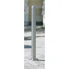 Rozsdamentes acél oszlopok, kerek, 61 mm átmérőjű, csavarozható alaplappal, végzáróval