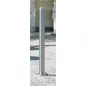   Rozsdamentes acél oszlopok, kerek, 61 mm átmérőjű, csavarozható alaplappal, végzáróval