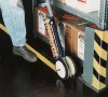 Padlójelölő eszköz 2 patron, vonalszélesség 100-130 mm, 4 kerekű változat