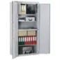   Dokumentumszekrény, b + s2 biztonsági szint, lfs30p, széxméxma 705x527x1175 mm, űrtartalom 202 l, 2 polc, ral 7035 világosszürke