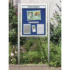 Vitrin, széxméxma 800x43x540 mm, din a2 fekvő, alumínium profilok, edzett biztonsági üveg, antracit hátlap, 10 mágnessel + 1 zsebbel