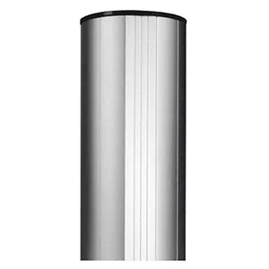 Vitrin, szé x mé x ma 1025x43x1380 mm, din a0 álló, alumínium profilok, edzett biztonsági üveg, antracit hátlap, 10 mágnessel + 1 zsebbel