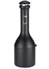 Álló hamutartó, ovális, fekete bevonattal, 330x1000 mm, 5600 szál férőhelyes
