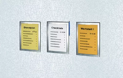 Ajtó- és falitábla, din a4, szé x mé x ma 255x20x340 mm, acél alumínium ezüst színben, 2 db-os csomag