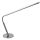 Asztali lámpa, led, talppal, flexibilis lámpafejjel, 33 x 0,12 w, 230 v, krómozott, izzóval együtt