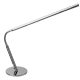 Asztali lámpa, led, talppal, flexibilis lámpafejjel, 33 x 0,12 w, 230 v, krómozott, izzóval együtt