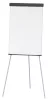 Flipchart, tábla szélessége x magassága 660x970 mm, acéllemez felület, állítható magasság. 1100-1860 mm, 3 lábú váz, szürke