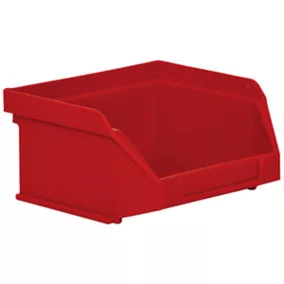   Mh box, pe, űrtartalom 0,26 liter, 6-os méret, külső/belső szélesség x mélység x magasság 100x85x50/86x63x39 mm, piros szín, 50 darabos csomag