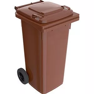 Nagyméretű, 240 l-es hdpe kék mobil hulladéktároló, 240 l-es hdpe kék színű, mobil hulladéktároló, en 840 szabvány szerint