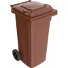 Nagyméretű, 240 l-es hdpe kék mobil hulladéktároló, 240 l-es hdpe kék színű, mobil hulladéktároló, en 840 szabvány szerint