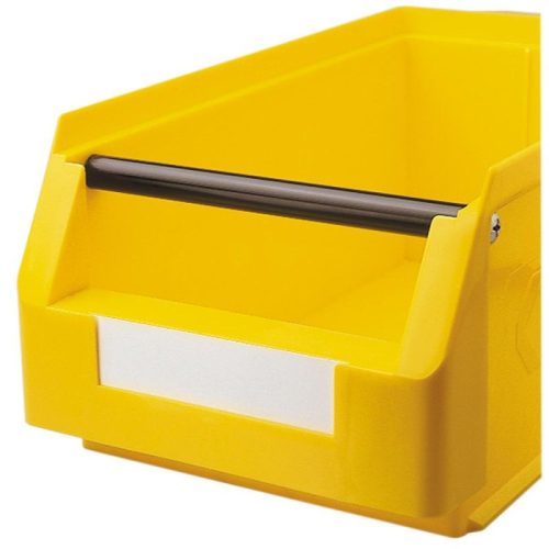 Mh box akasztósínnel, sz x m 140x130 mm, külső/belső mélység 230/200 mm, sárga szín