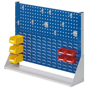 Egyoldalas rendszeregység, 4 perforált és 1 réselt panellel, széxméxma 1000x240x1790 mm, ral 5010 panelek