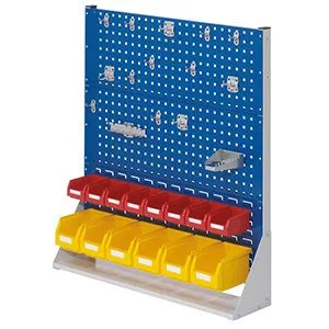 Egyoldalas rendszeregység, 4 perforált és 1 réselt panellel, széxméxma 1000x240x1790 mm, ral 5010 panelek