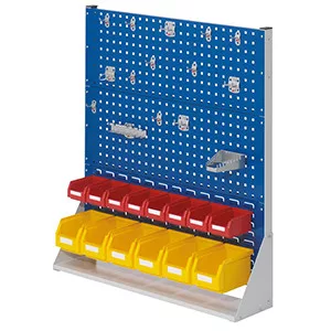 Egyoldalas rendszeregység, 4 perforált és 1 réselt panellel, széxméxma 1000x240x1790 mm, ral 5010 panelek