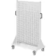 Műhelykocsi 2 lyukas/6 résszel ellátott panellel, széxméxma 1000x500x1580 mm, ral 7035
