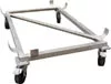 Grp szögletes tartály, targoncazsebek nélkül, űrtartalom 100 l, hxszxm felső külső/belső méret 880/800x580/500x290/280 mm, zöld színű