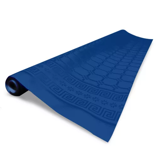 Fato Asztalterítő tekercs 1.2x7m damask kék