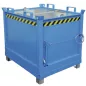   Nyitható aljú tartály, gumi felfüggesztéssel, hxszxm 840x1245x845 mm, térfogat 0,5 köbméter, teherbírás 1000 kg, 2000 sárga-narancssárga festéssel
